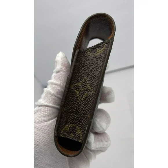 Authentic Louis Vuitton Brown Monogram Cigarette Tobacco Case Versatile case - Picture 7 of 15
